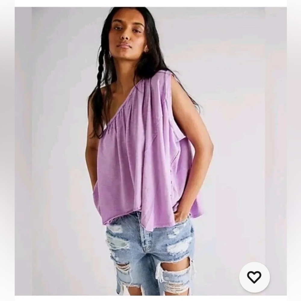 Free People Spring Break One Shoulder Top - Picture 1 of 4